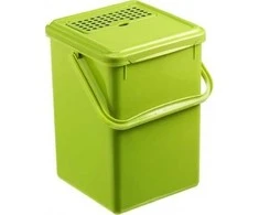 Atliekų Konteineris - ROTHO Žalias 9L Perdirbtas Technopolimeras su Kvapo Filtru