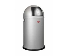 Wesco Šiukšliadėžė sidabrinė 50l Pushboy