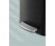 SONGMICS virtuvinė šiukšliadėžė su pedalu ir dangčiu, 50 l, juoda, B0C39RN858