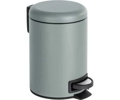 Bathroom Basket LEMAN Matinis pilkas, waste bin, 3 l, WENKO