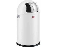 Šiukšliadėžė Wesco Pushboy Jr.22l balta matinė