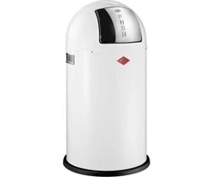 Šiukšliadėžė Wesco Šiukšliadėžė balta 22l Pushboy Jr.