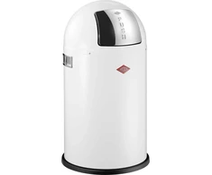 Šiukšliadėžė Wesco Šiukšliadėžė balta 50l Pushboy