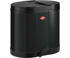 Šiukšliadėžė Wesco Šiukšliadėžė juoda 2x15l BETA