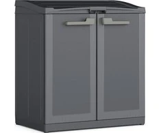 Keter Šiukšlių rūšiavimo spintelė Moby Compact Recycling System, pilka