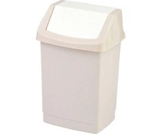 Šiukšliadėžė Curver, smėlio ruda, 15 l, 235 x 235 x 438 mm
