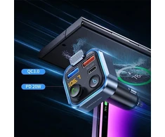 FM siųstuvas Vega ECOBOX* FM SIŲSTUVAS 12/24 V BLUETOOTH 2 X USB + PD 20W>