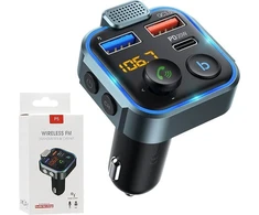 FM siųstuvas Vega ECOBOX* FM SIŲSTUVAS 12/24 V BLUETOOTH 2 X USB + PD 20W>