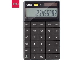 Skaičiuoklė Deli DELI CALCULATOR 1589P Juodas