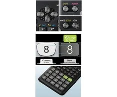 Skaičiuotuvas Casio juodas (FX-82ESPLUS- 2-SETD)