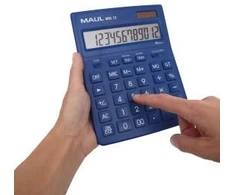 Skaičiuotuvas Maul MAUL 7267034 skaičiuotuvas Stalinis skaičiuotuvas su ekranu, mėlynos spalvos