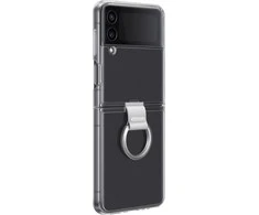 Dėklas OF721CTE skaidrus dangtelis su žiedu, skirtas Samsung Galaxy Flip 4, skaidrus (permatomas)