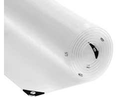 Skaidrus brezentas su kilpomis 3x5 m PVC