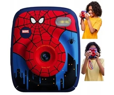 Skaitmeninis fotoaparatas 4CV Mobile Aparat Natychmiastowy + Skaitmeninis 48mp 1080p spausdintuvas Dla Dzieci + Karta 32gb / P2 - Spider-man