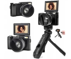 Skaitmeninis fotoaparatas AgfaPhoto Rinkinys Vlog Aparat Skaitmeninis 24mp Kamera 4k Agfaphoto Vlg-4k + Pilot / Vlg-4k S