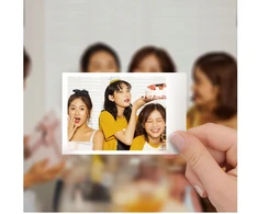 Skaitmeninis fotoaparatas Impossible Aparat 5MP Wydruk Zdjeć su Telefonu Kolor 3PASS Bluetooth + Wkłady / HANIN M6 / Mėlynai - Raudona
