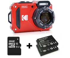 Skaitmeninis fotoaparatas Kodak WPZ2 Raudona special pack