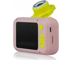 Skaitmeninis fotoaparatas Shona KIDCAM KC02 vaikiškas fotoaparatas ROŽINIS