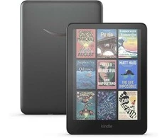Amazon – „Kindle Colorsoft Signature Edition“ (32 GB) – su spalvotu ekranu, belaidžiu įkrovimu ir ilgu akumuliatoriaus veikimo laiku – 2024 m. – juoda metalinė