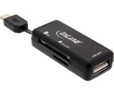 Skaitytuvas InLine USB 2.0 / microUSB (66776)