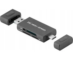 Skaitytuvas JJC Skaitytuvas kart pamięci JJC USB / USB-C SD, NM i Micro SD (SDXC, SDHC)
