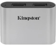 KINGSTON USB3.2 GEN1 WORKFLOW DVIEJŲ LANGŲ MICROSDHC/SDXC UHS-II KORTELĖS SKAITYtuvas
