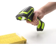 Skaitytuvas kodów kreskowych Delock Barcode-Scanner urządzenie ręczne 120 Scans/Sek. zdekodowany Bluetooth 4.1 RF(433 MHz)