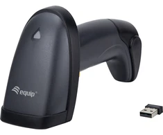 Skaitytuvas kodów kreskowych Equip Barcode Omnidirectional lazerinis Kabelis USB 1D2D juoda