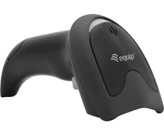 Skaitytuvas kodów kreskowych Equip Barcode Handscanner 2D lazerinis Kabelis USB 1D2D juoda