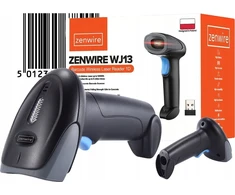 Skaitytuvas kodów kreskowych Zenwire Skaitytuvas Skaner Kodów Kreskowych EAN USB Bezprzewodowy 1D Ręczny WJ13