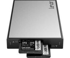 Lexar Media Skaitytuvas Lexar Lexar Professional Workflow USB 3.2 Gen2 Reader, UHS-II, palaiko dviejų lizdų SD