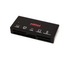 Roline skaitytuvas – USB 3.2 Gen 1 kortelių skaitytuvas, išorinis, juodas (15.08.6249)