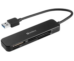 Sandberg USB 3.0 kišeninis kortelių skaitytuvas