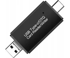 Skaitytuvas Skaitytuvas kart USB + USB TypeC + SD/ MICRO SD