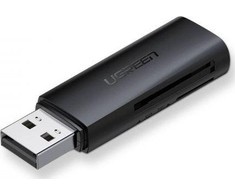 UGREEN CM264 TF/SD USB 3.0 atminties kortelių skaitytuvas juodas