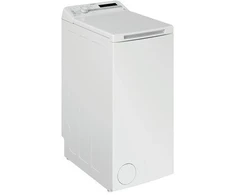 Whirlpool Skalbimo mašina | TDLR 55140S | Energy efficiency class C | Top loading | Skalbimo talpa 5.5kg | 1100 RPM | Gylis 60 cm | Plotis 40 cm | Digital | Baltas