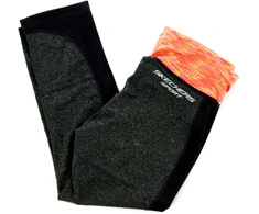 Skechers, Kaylee Deep, Waist Crop, Synthetic Leggings, 10, For Women