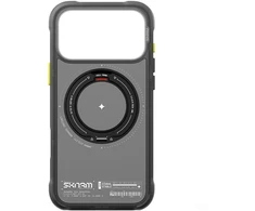 Dėklas Skinarma Atlas MagSafe + besisukantis stovas, skirtas iPhone 18 Pro Max / 17 Pro Max, juodas