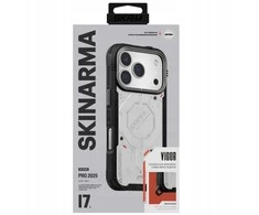Dėklas Skinarma Vigor MagSafe do iPhone 17 Pro šviesiai pilkas