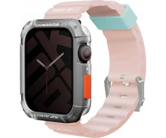 Skinarma apyrankė Shokku Apple Watch 45/44/42mm light rožinės spalvos