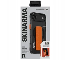Skinarma Haxa dėklas, skirtas „iPhone Air“ magnetiniam įkrovimui ir laikiklio laikiklis, grafito spalvos