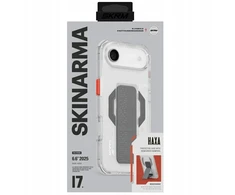 Skinarma „Haxa“ dėklas, skirtas „iPhone“ oro magnetiniam įkrovimui ir laikiklio laikikliui, permatomas
