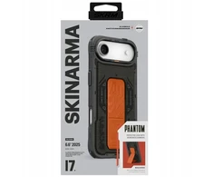 Skinarma „Phantom“ dėklas, skirtas „iPhone 17 Air“ magnetiniam įkrovimui ir stovui, alyvuogių spalvos