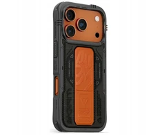 Skinarma Phantom dėklas, skirtas iPhone 17 Pro, magnetinis įkrovimas ir laikiklis, alyvuogių spalvos