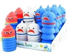 Skleplolki Silikoninis sulankstomas pieštukų dėklas Shark MIX