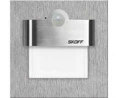 Skoff LED šviestuvas TANGO LED PIR 120st. Jutiklis Light 10V DC 1.0W IP20 6000 K šlifavimo judesio jutikliu MJ-TAN-K-W