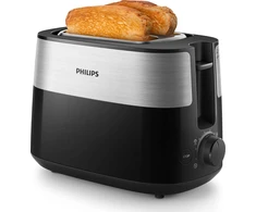 Skrudintuvas Philips Daily Collection Toaster HD2516/90, Juodas