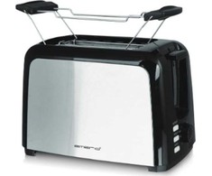 Skrudintuvas Triton Emerio TO-123924 toster 7 2 kaw. 750 W Juodas, Nerūdijantis plienas