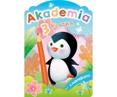 Edukacinė knyga. A4 Akademija 3 metukams STICKERS SKRZAT 076974 SK