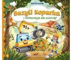 Skrzat Bazyli ekskavatorių ir gyvūnų restoranas